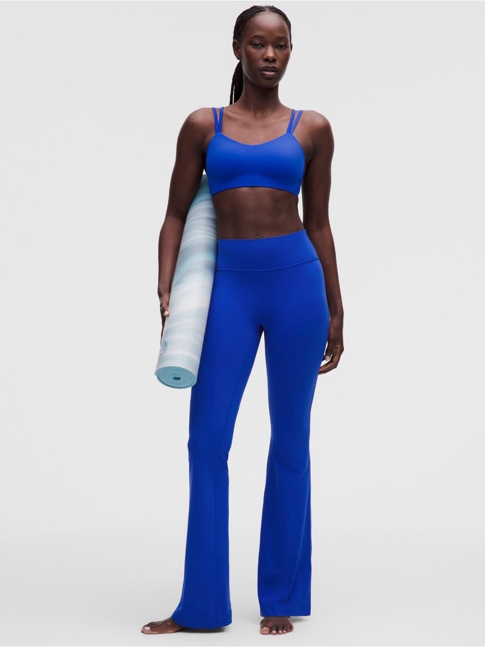 💙NWT Lululemon Groove Nulu High-Rise Flared Pant Regular Beach Ball Blue Size 10